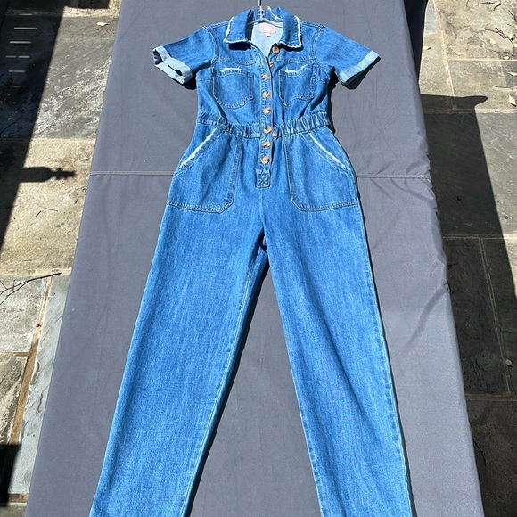 Show Me Your Mumu Denim Cannon Jumpsuit - Picture 6 of 14